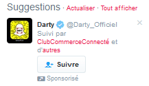 compte twitter sponsorisé